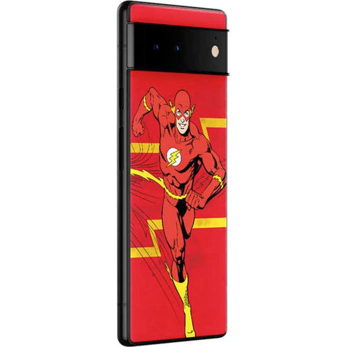 DC Comics The Flash Classic Art Running Pose Google Pixel 6 Pro Skin